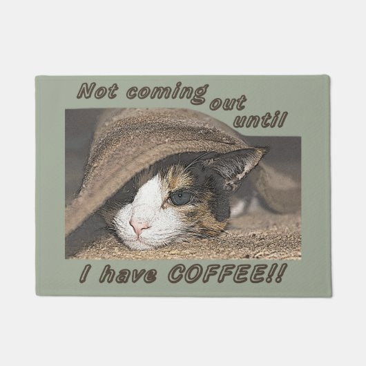 Macy Will auch Kaffee Fußmatte (Vorderseite)