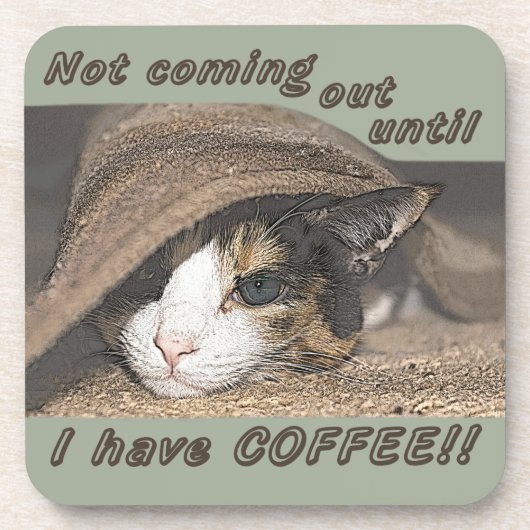 Macy Will auch Kaffee Getränkeuntersetzer (Vorderseite)