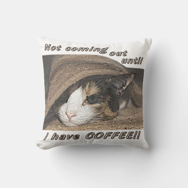 Macy Will auch Kaffee Kissen (Vorderseite)