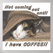 Macy Will auch Kaffee Poster (Vorne)