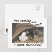 Macy Will Kaffee zu Postkarte (Vorne/Hinten)