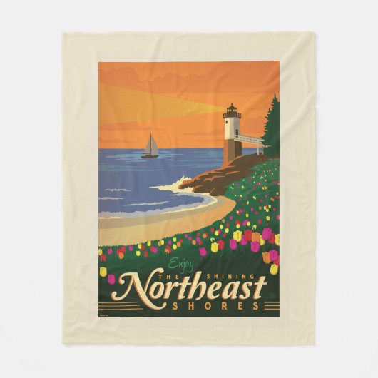 Macy's Blume Show | Nordost Fleecedecke (Vorderseite)