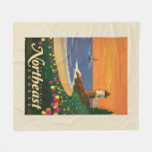 Macy's Blume Show | Nordost Fleecedecke (Vorderseite (Horizontal))