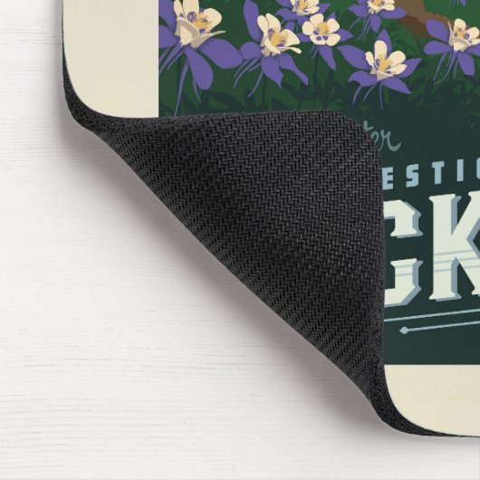 Macy's Blume Show|Rockies Mousepad (Ecke)