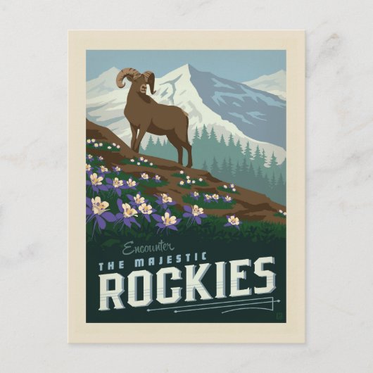 Macy's Blume Show|Rockies Postkarte (Vorderseite)