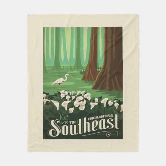 Macy's Blume Show | Südosten Fleecedecke (Vorderseite)