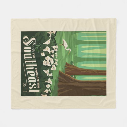 Macy's Blume Show | Südosten Fleecedecke (Vorderseite (Horizontal))