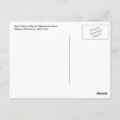 Macy's Department Store Postkarte (Rückseite)