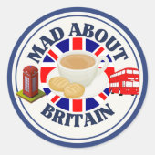 Mad About Britain Sticker (Vorderseite)
