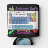 "Mad-About Chemistry Science" Dosenkühler (Rückseite)