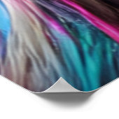 Mad AI Generated Hatter Alice Themed Poster (Ecke)