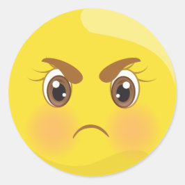 Mad & Angry Emoji Face Stickers