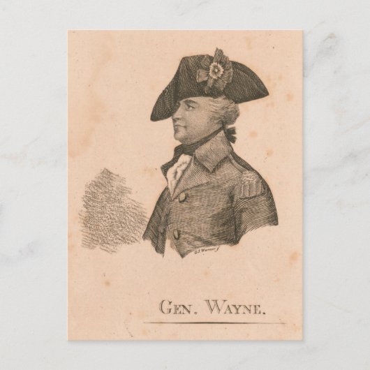 Mad Anthony Wayne Postkarte (Vorderseite)