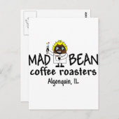 Mad Bean Logo Postkarte (Vorne/Hinten)