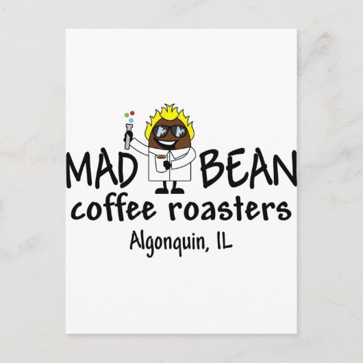 Mad Bean Logo Postkarte (Vorderseite)