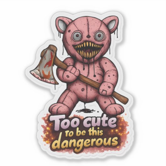 🐻💢 "Mad Bear Energy" Sticker 🎯🔥 (Vorderseite)