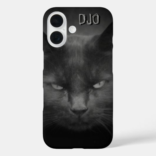 Mad Black Cat Case-Mate iPhone Hülle (Rückseite)