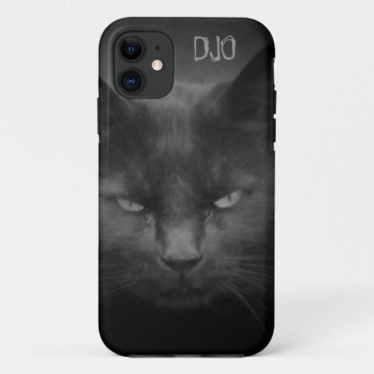 Mad Black Cat Case-Mate iPhone Hülle (Rückseite)