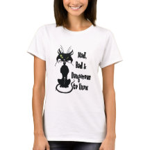 Mad, böse & gefährlich zu wissen, schwarze Katze