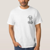Mad Bunny Spaß T - Shirt (Vorderseite)