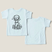 Mad Bunny Spaß T - Shirt (Design Vorderseite & Rückseite)