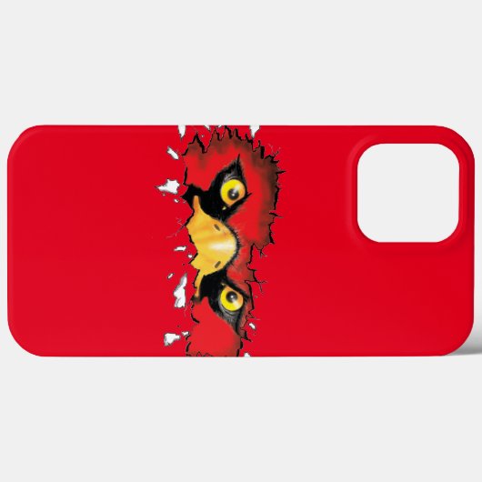 "Mad Cardinal" Case-Mate iPhone Hülle (Rückseite (Horizontal))