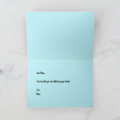 Mad Cat Faltes Grußkarte Karte (Innenseite)