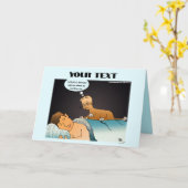 Mad Cat Faltes Grußkarte Karte (Gelbe Blume)