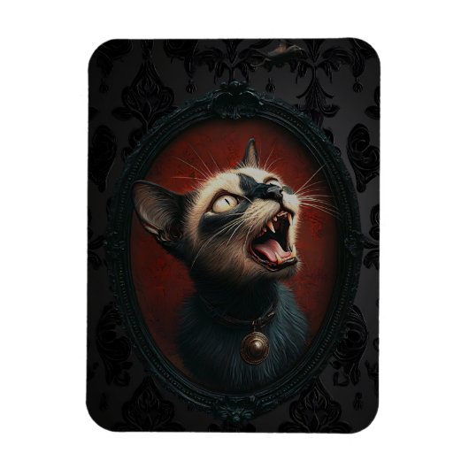 Mad Cat Flexible Foto Magnet (Vertikal)