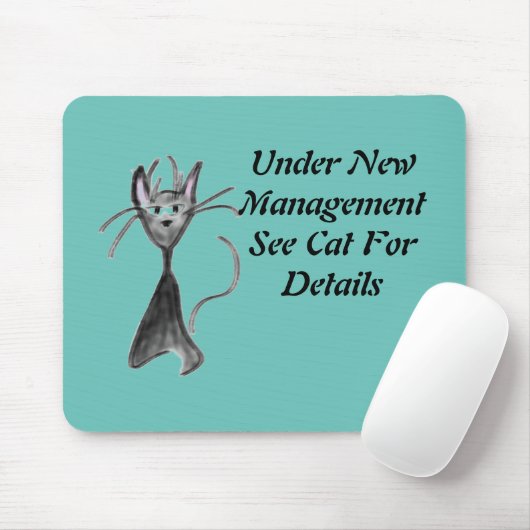 Mad Cat iPad von Sommer Hamilton Mousepad (Mit Mouse)