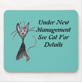 Mad Cat iPad von Sommer Hamilton Mousepad