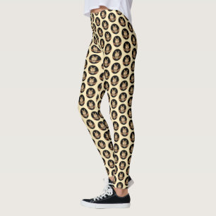 Mad Cat Painting - Niedliche Original Cat Art Leggings