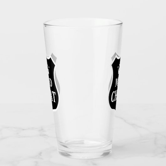 Mad Chat Glass Glas (Rechts)