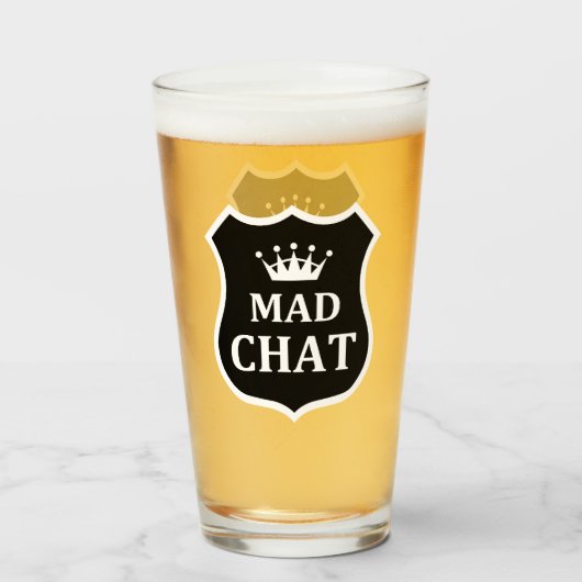 Mad Chat Glass Glas (Vorne (Gefüllt))
