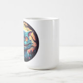 Mad Cheshire Cat Alice im Wunderland Kaffeetasse (Mittel)