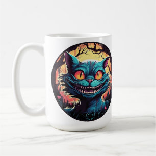 Mad Cheshire Cat Alice im Wunderland Kaffeetasse