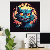 Mad Cheshire Cat Alice im Wunderland Poster (Heimbüro)