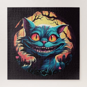 Mad Cheshire Cat Alice im Wunderland Puzzle