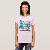 Mad Chick 2 Großmutter Ovarialkarzinom T-Shirt (Vorne ganz)