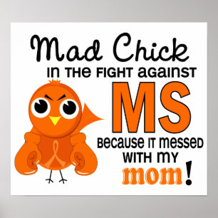Mad Chick 2 Mama Multiple Sklerose MS Poster