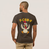 Mad Chicken Attitude Graphic Tee (Schwarz voll)