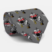 Mad Cyborg Krawatte (Gerollt)