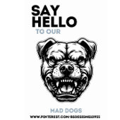   Mad Dog Fun-Loving Golfer Golf Headcover