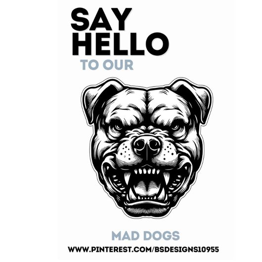 Mad Dog Golfers Golfball