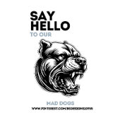 Mad Dog-Loving Golfers Golfball