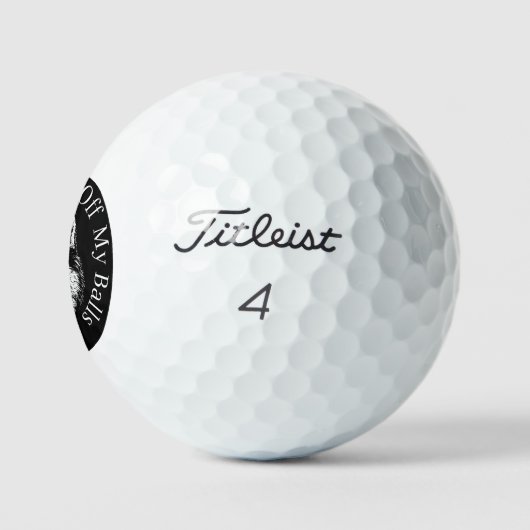 Mad Dog Wolf Golfers Golfball (Logo)