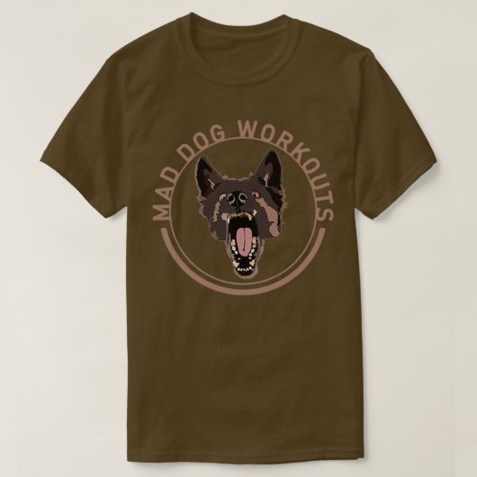 Mad Dog Workouts T-Shirt (Design vorne)
