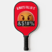 MAD EMOJI DESIGN PICKLEBALL PADDLE (Vorderseite)