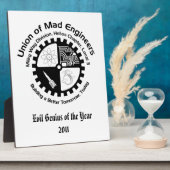 Mad Engineers Plaque Fotoplatte (Seite)