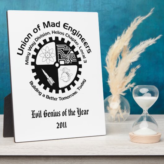 Mad Engineers Plaque Fotoplatte (Seite)